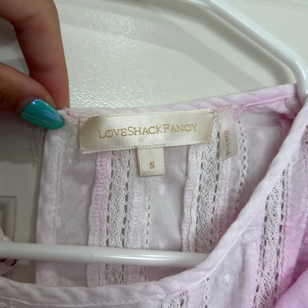 LoveShackFancy Natasha Mini Dress - Image 2