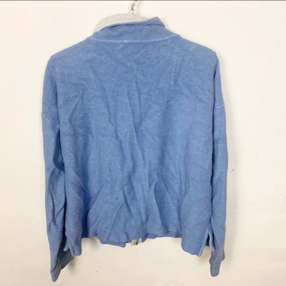 Vineyard Vines Small Blue Cotton Zip Up Light Jacket - Image 5