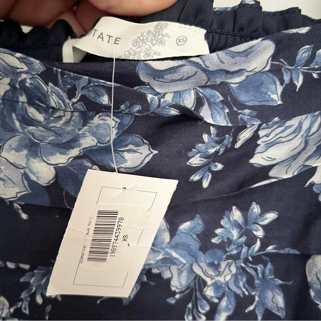 NEW Altar’d State Blue Floral Maxi Dress Size XS NWT - Image 6