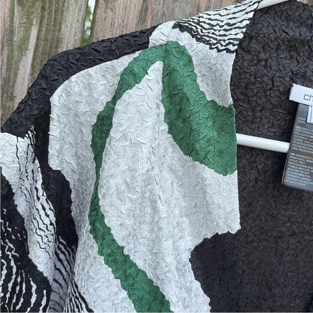 NWOT Chico's Reversible Open Front
Crinkle Duster Top Size XL - Image 6