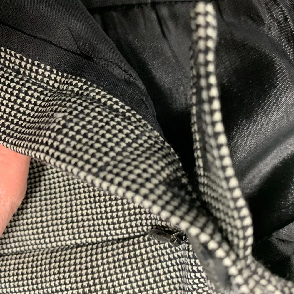 Pendleton Virgin Wool Microcheck Lined Pants Sz 8 - Image 3