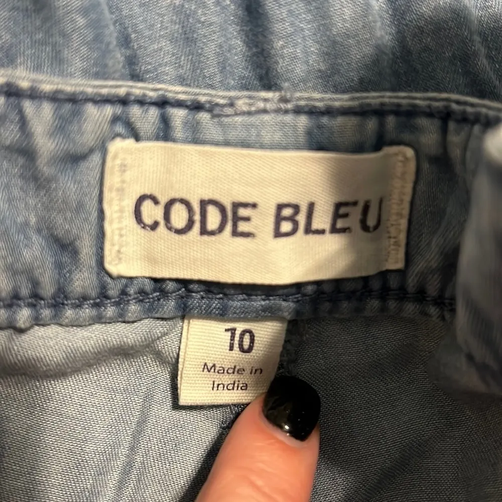 CODE BLEU 10/29 regular St Lucia wash Sienna zip button closure missy average Blue - Image 9