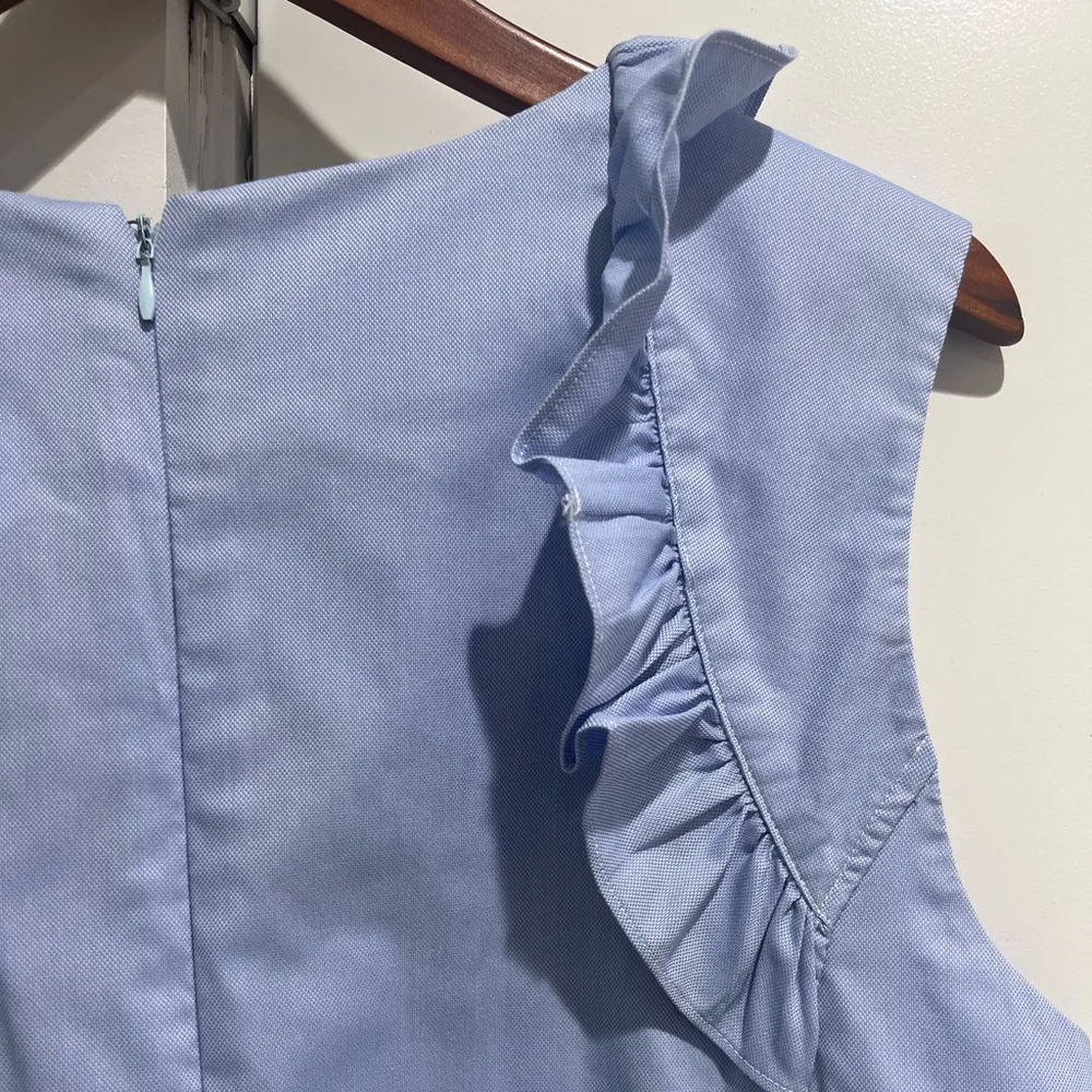 Marceille Marigot Blue Sun Dress Size L - Image 6