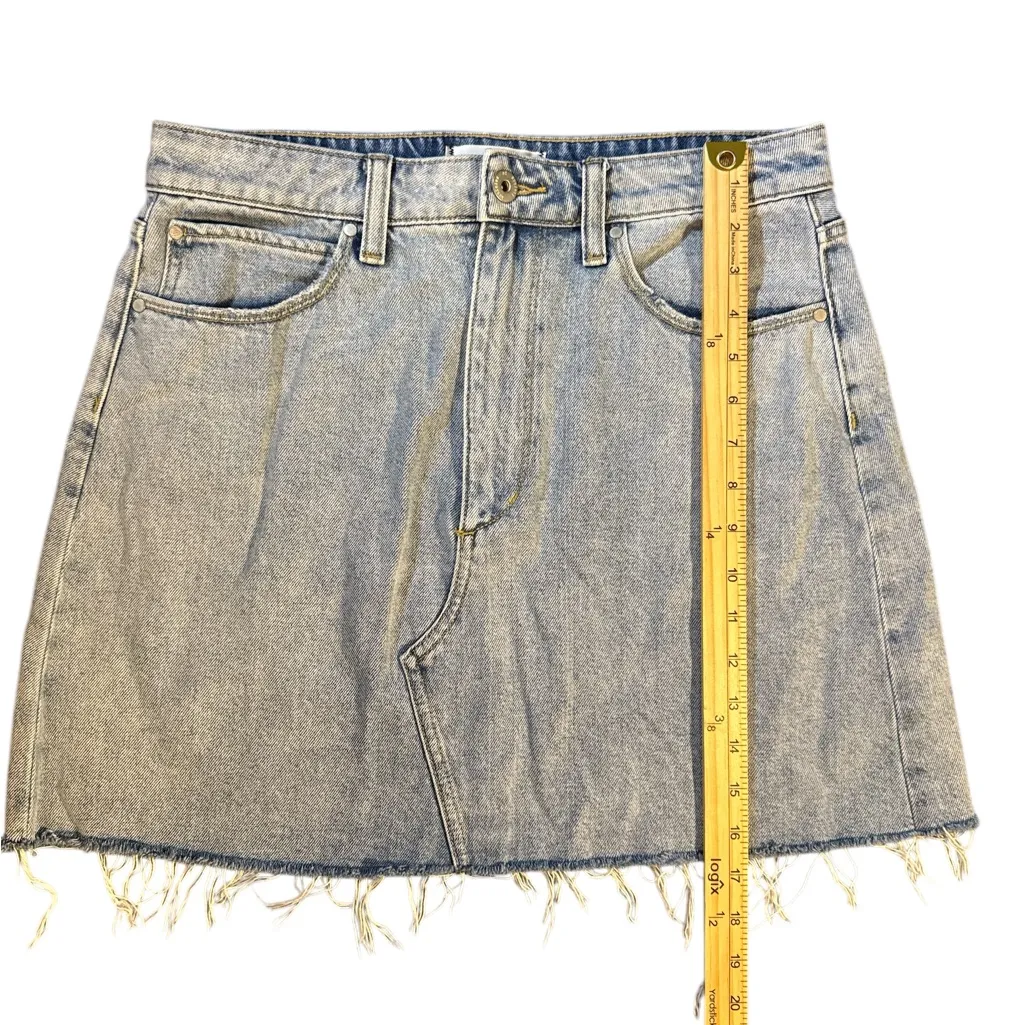 Articles‎ Of Society Light Blue Denim Mini Skirt - Image 3