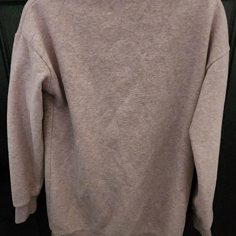 Gymshark Heathered Light Pink Oversized Mock Neck Tunic Sweater Sweaterdress S - Image 8