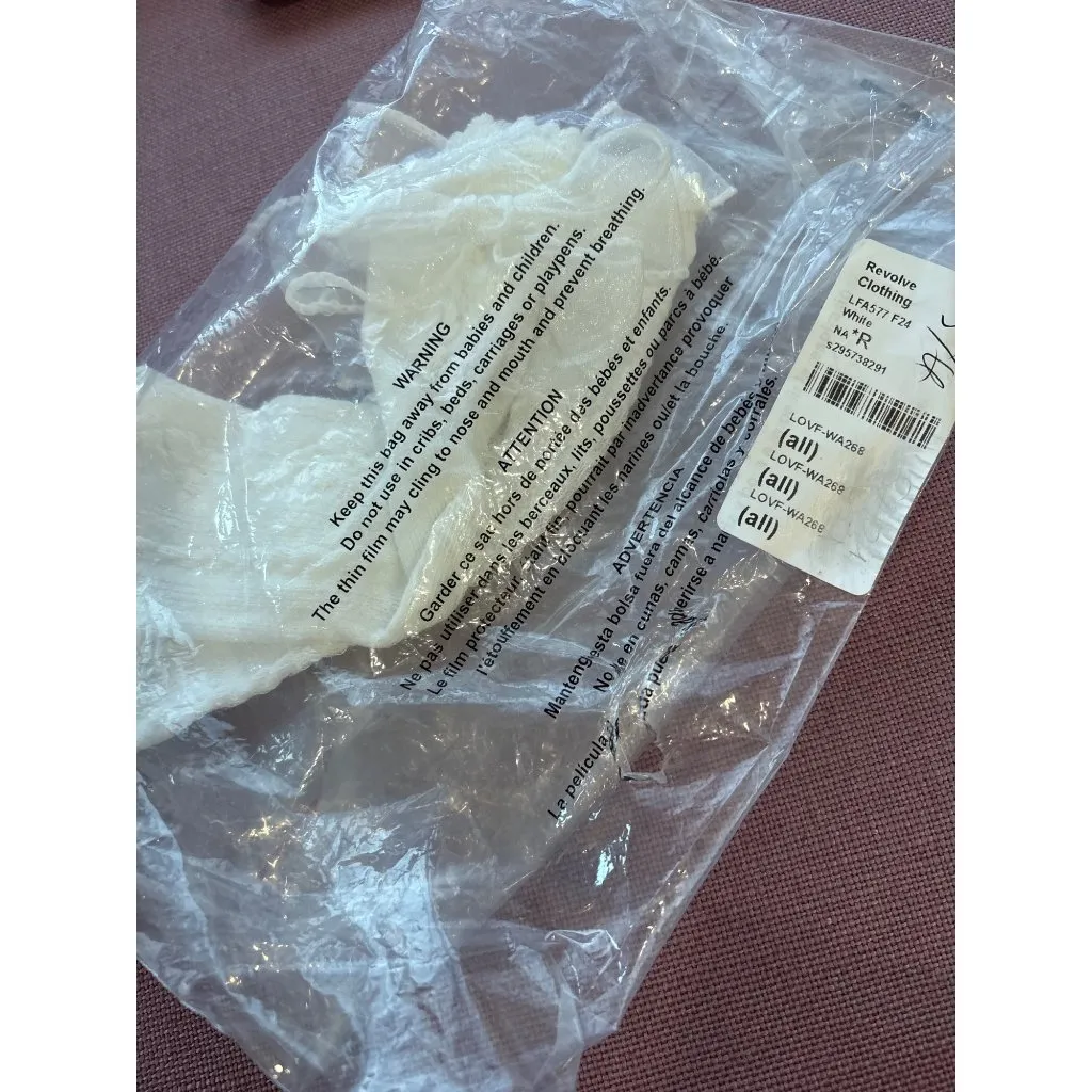 Lovers and Friends Charlize Socks in White One Size New Womens ankle bow - Image 5