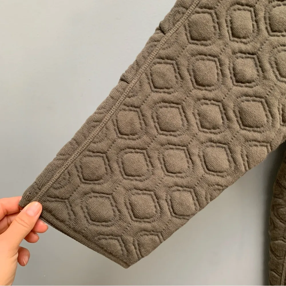 Peruvian Connection Battersea Quilted Jacket Knit XL - Image 8