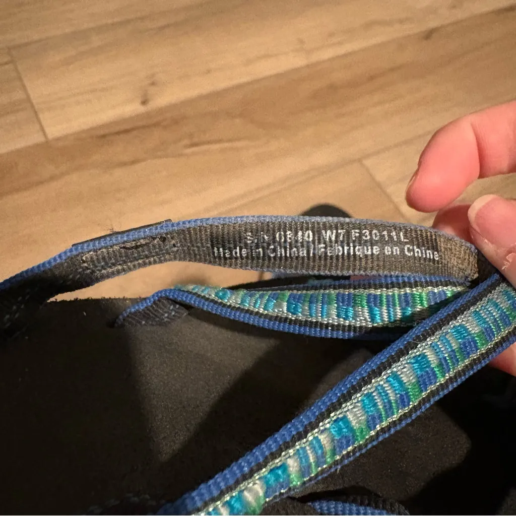 Teva Olowahu Mush Flip Flops Sandals Blue Size 7 - Image 6