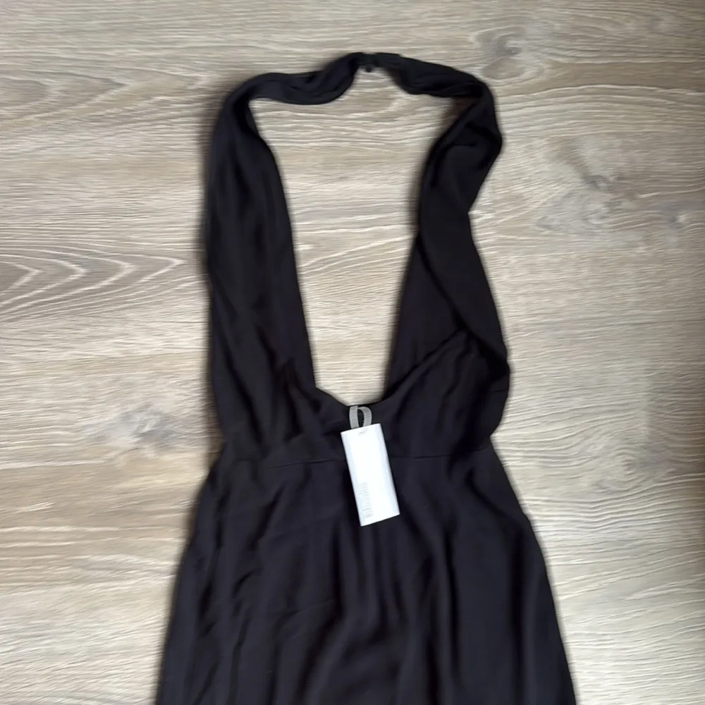 NEW REFORMATION Carlie Midi Dress In Black 4 - Image 9