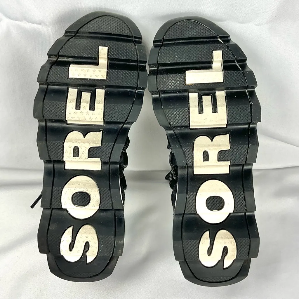 Sorel Kinetic Lace Sneakers Sz 7 Gradient Black - Image 6