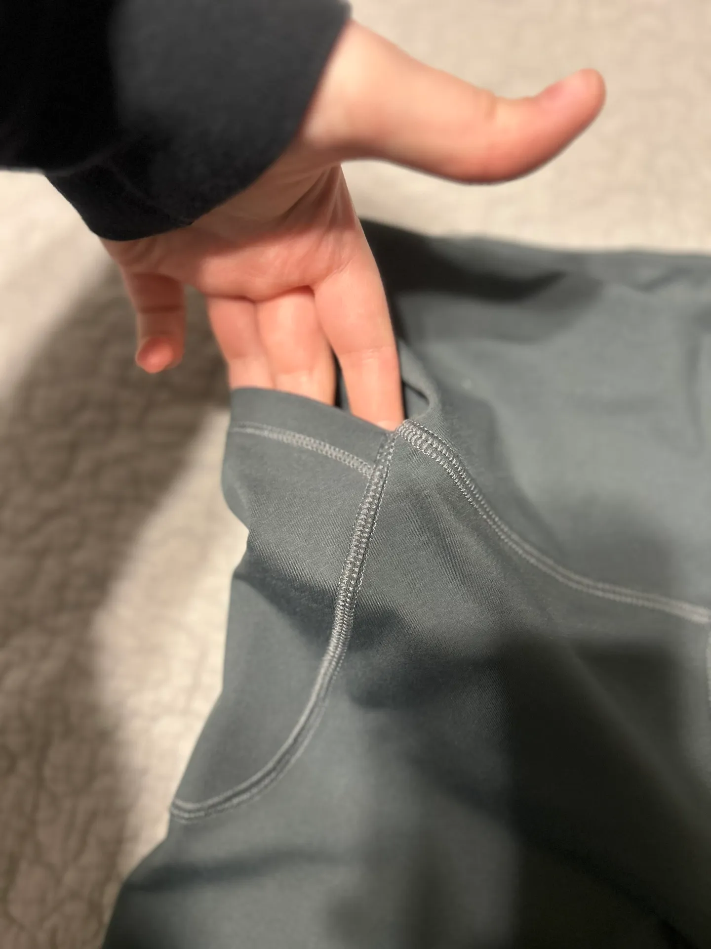 Grey Flare Leggings - Image 2