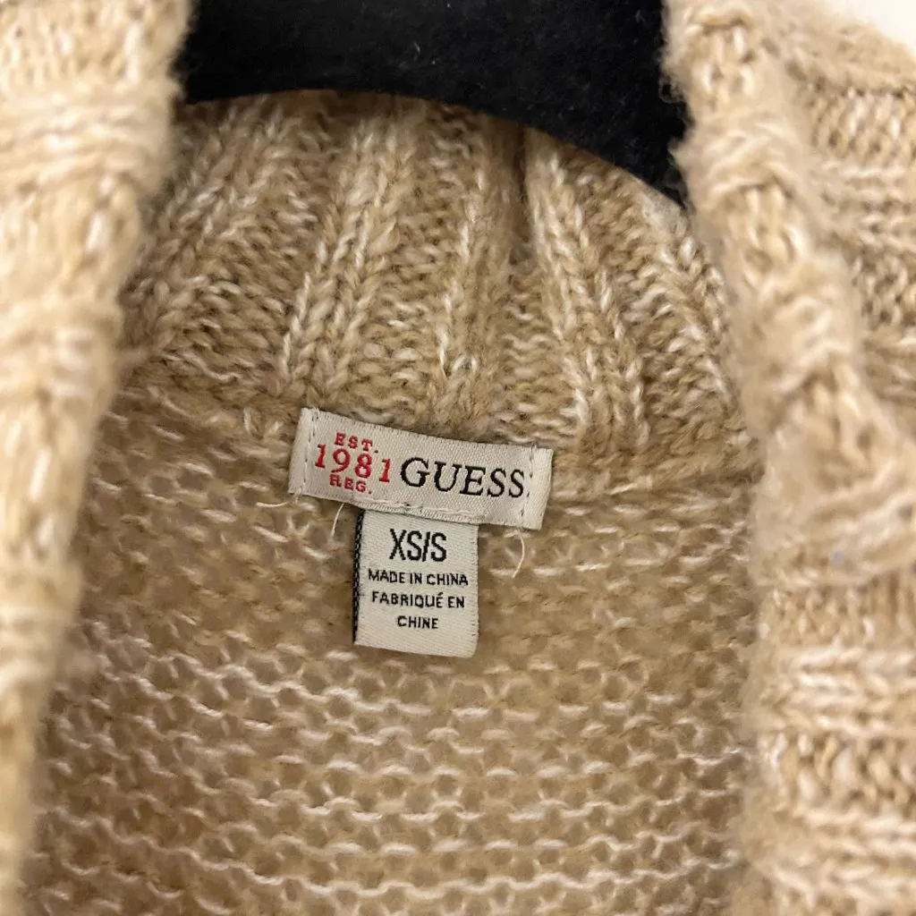 Guess Vintage Faux Leather Cape Poncho Shawl Size XS/S - Image 10