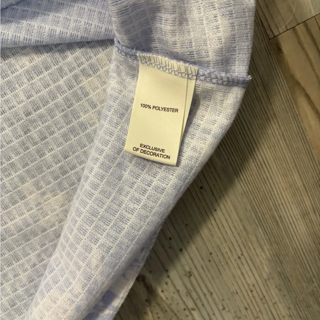 Laura Ashley Blue Floral Pajama Robe - Image 3