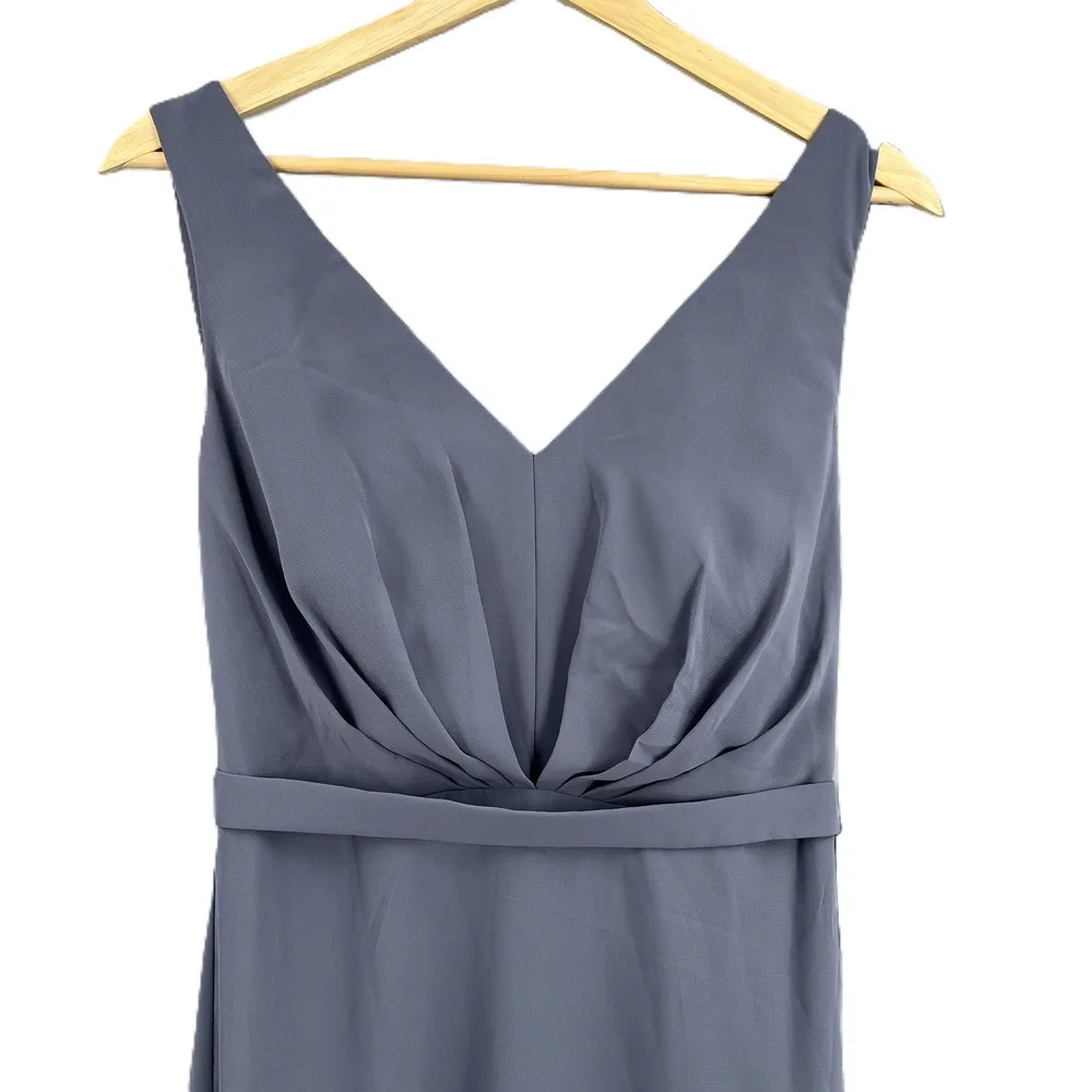 Jenny Packham Dress Cowl Back Trumpet Gown Silverstone V - Image 3