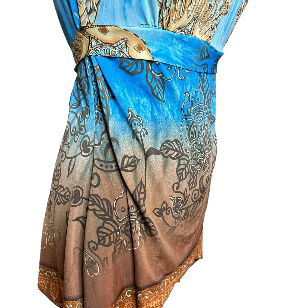 Rare Vintage Y2K Wet Seal Strapless Boho Fairy core Halter Top with Moon Pendant - Image 4