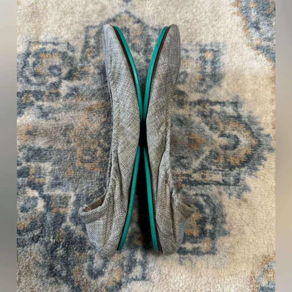 Tieks Silver Lake Flats Size 9 - Image 5