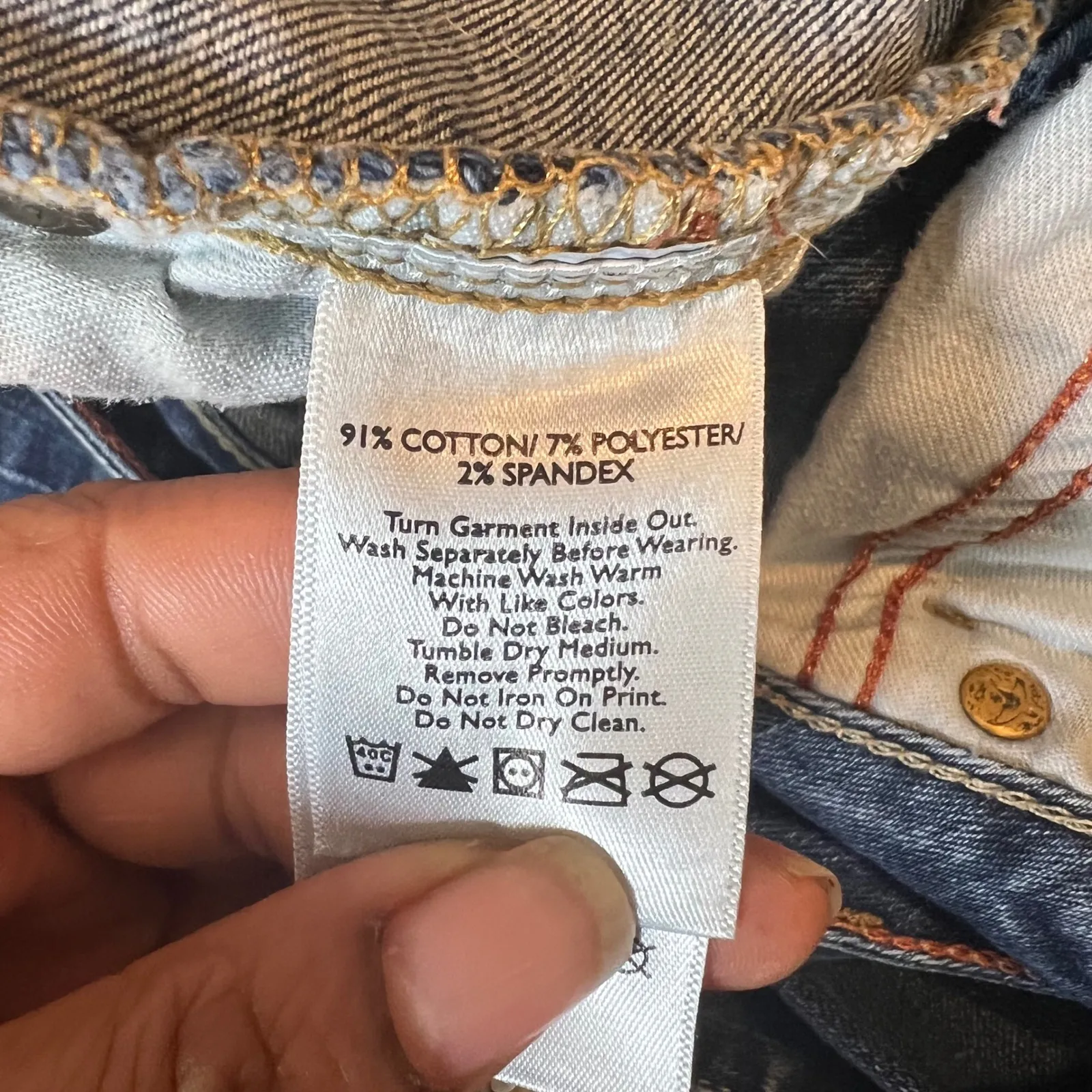 Eddie Bauer Women's Size 14 Bootcut Jeans Medium Wash Cotton Blend - Image 5