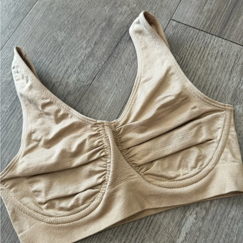RHONDA SHEAR seamless bra 🌷 Tan Size XS - Image 7