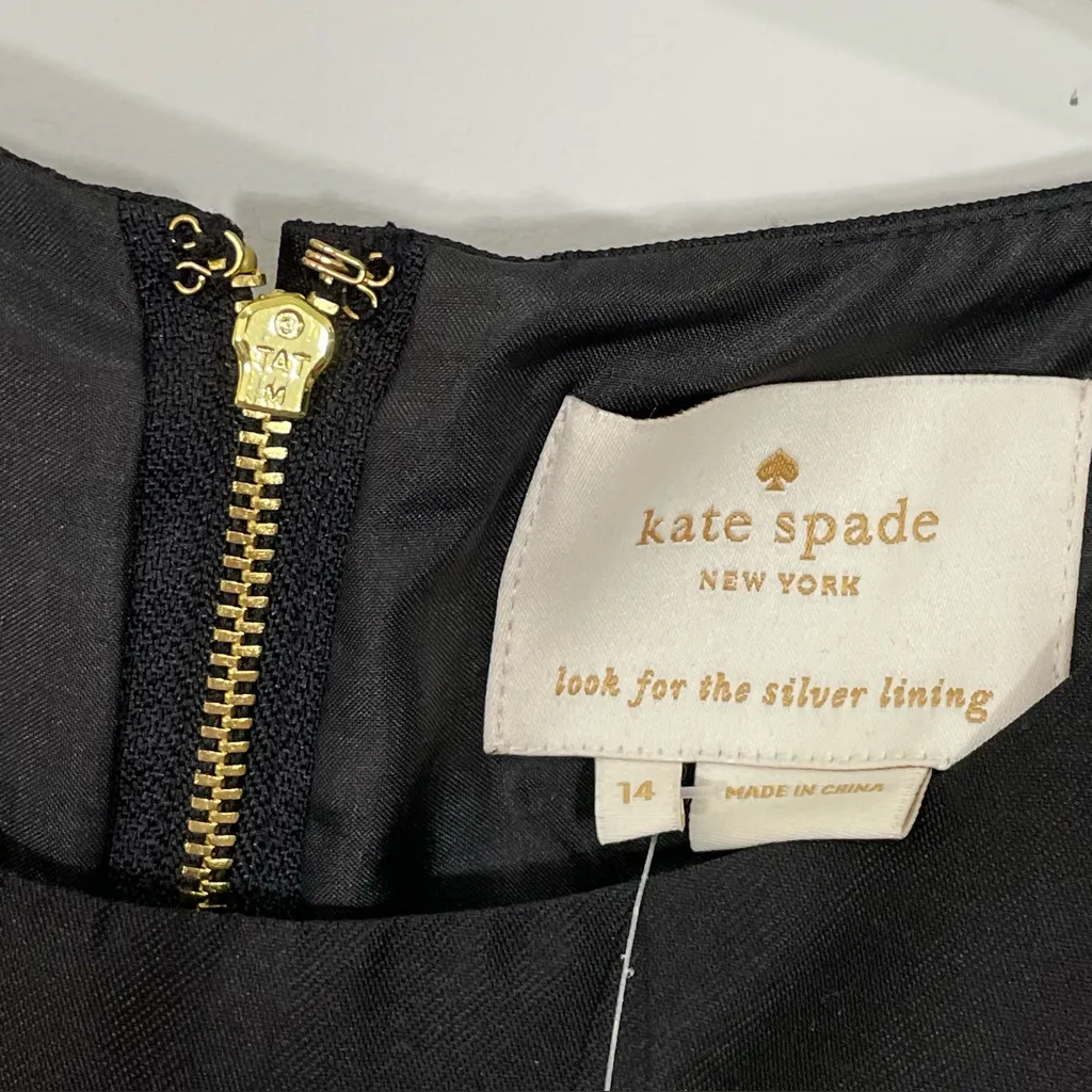 NWT Kate Spade Fit and Flare Colorblock Dress Sz 14 Zahara in play the wild card - Image 11