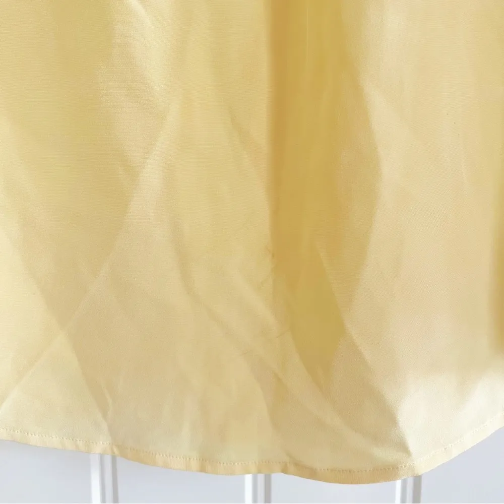 Suistudio Alec Pure Silk Blouse in Light Yellow, Size EU 38, US 6, New w/Tag - Image 5