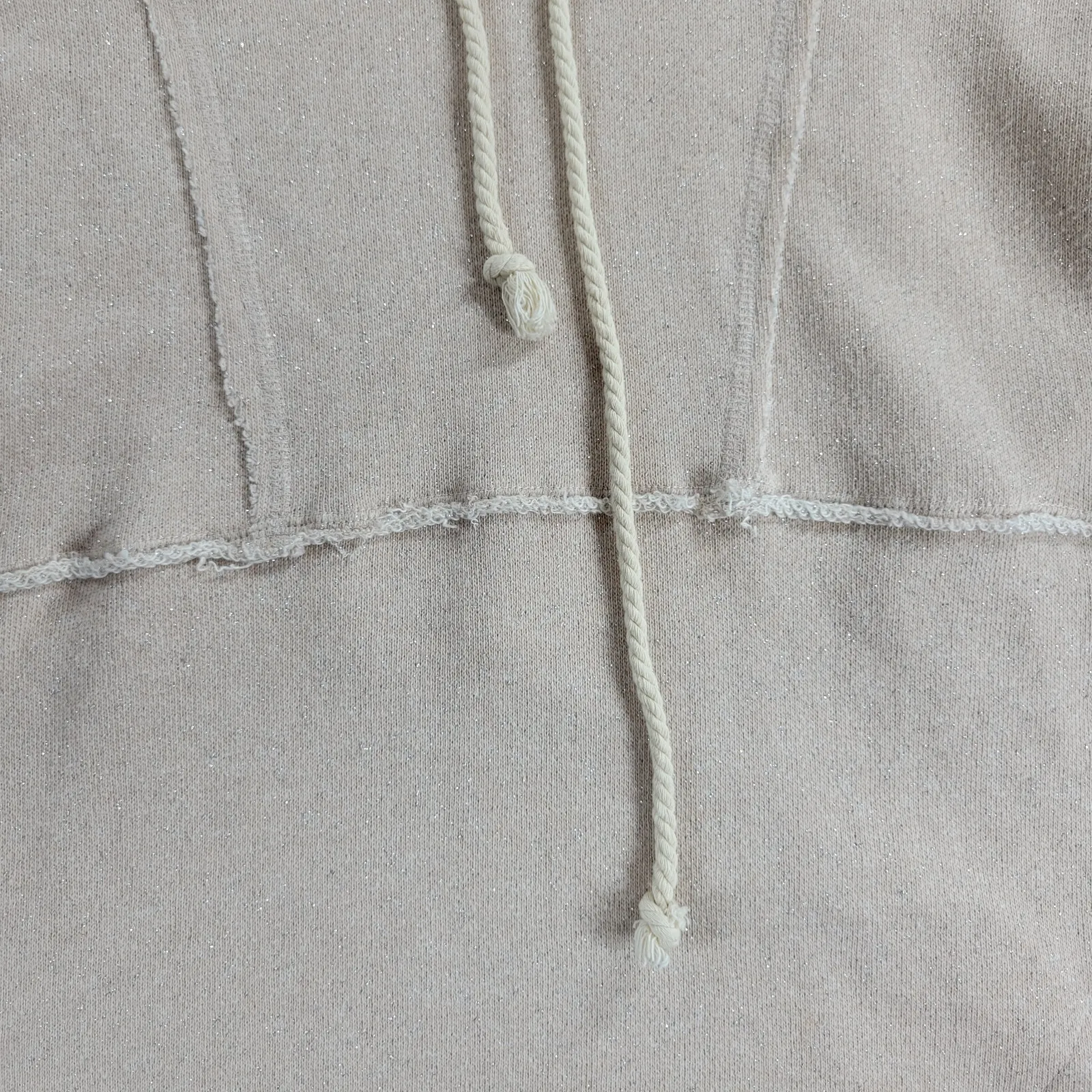 Maurices Sweatshirt Womens 1X Metallic Cream Faux Fur Cowl Neck Pullover Sweater - Image 4