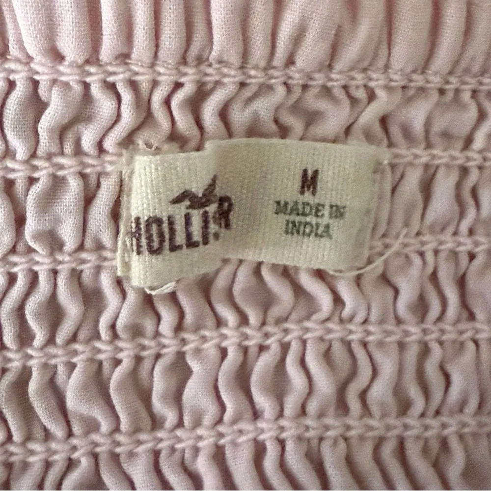 Hollister Pink Floral Halter Top Size Medium - Image 4