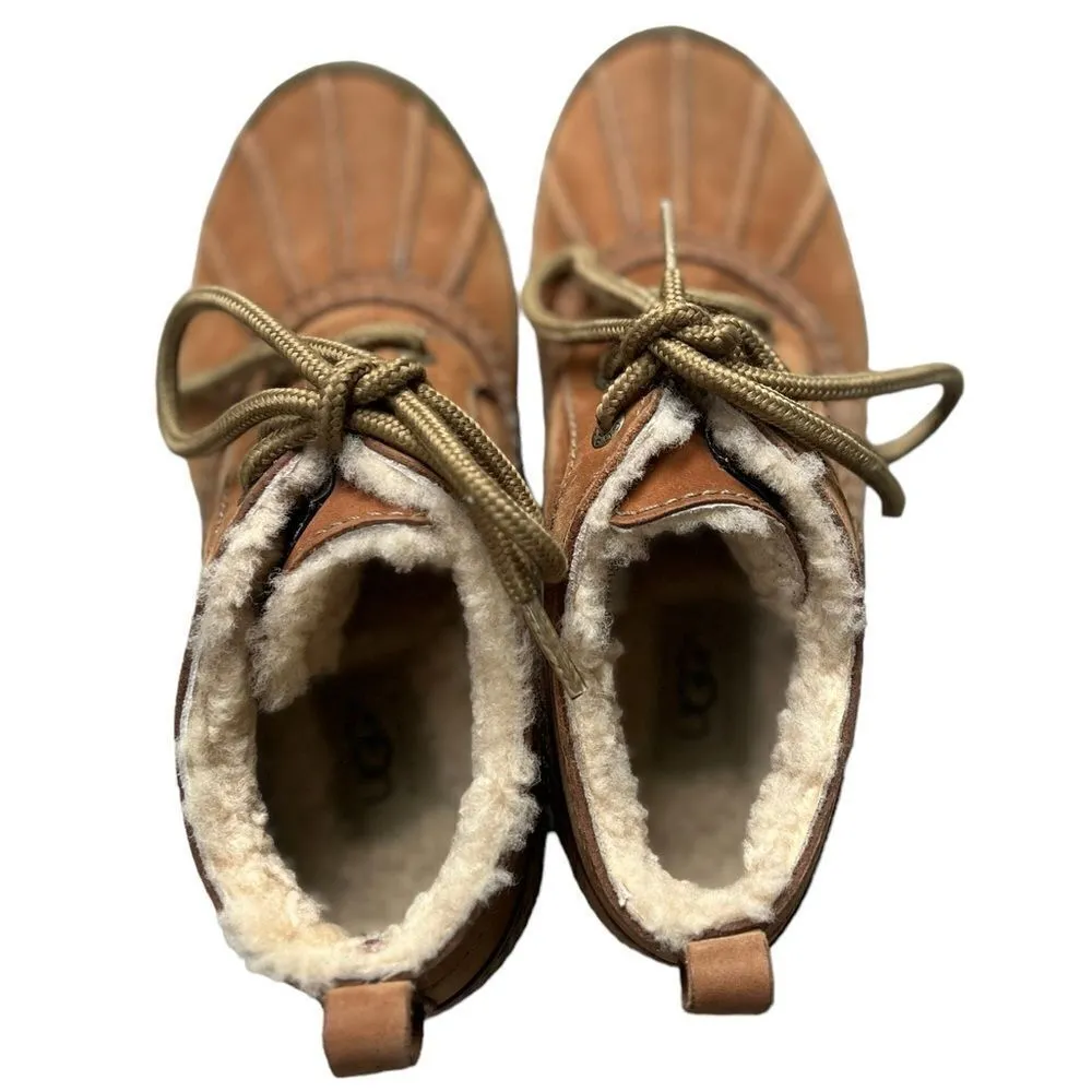 Ugg Australia Magpie 5185 Women Waterproof Tan Brown Duck Booties Sz 6 - Image 4