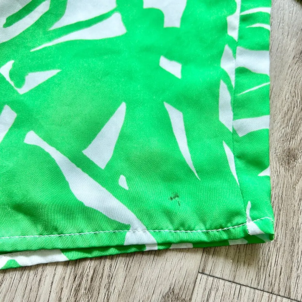 Lilly Pulitzer for Target Boom Boom Jumpsuit in Green & White Palm Print Size XS - Image 12