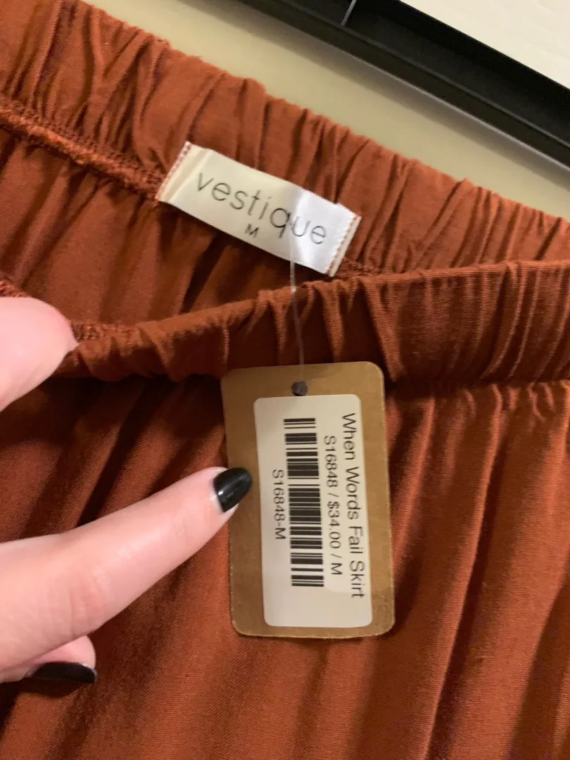 Vestique Rust Skirt - Image 4