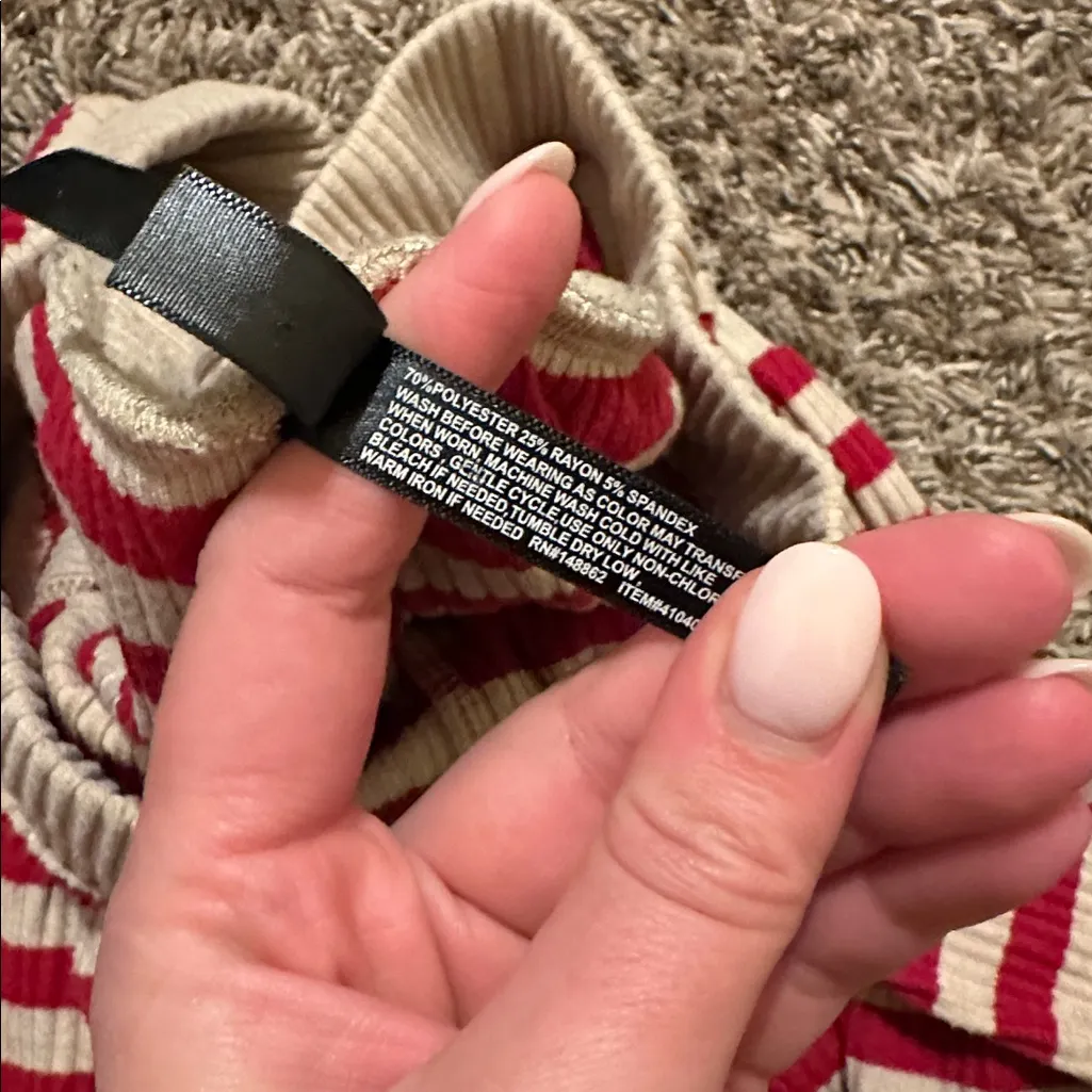 Torrid Sleep Pajama Jogger Pants Striped Red Size 3 - Image 3