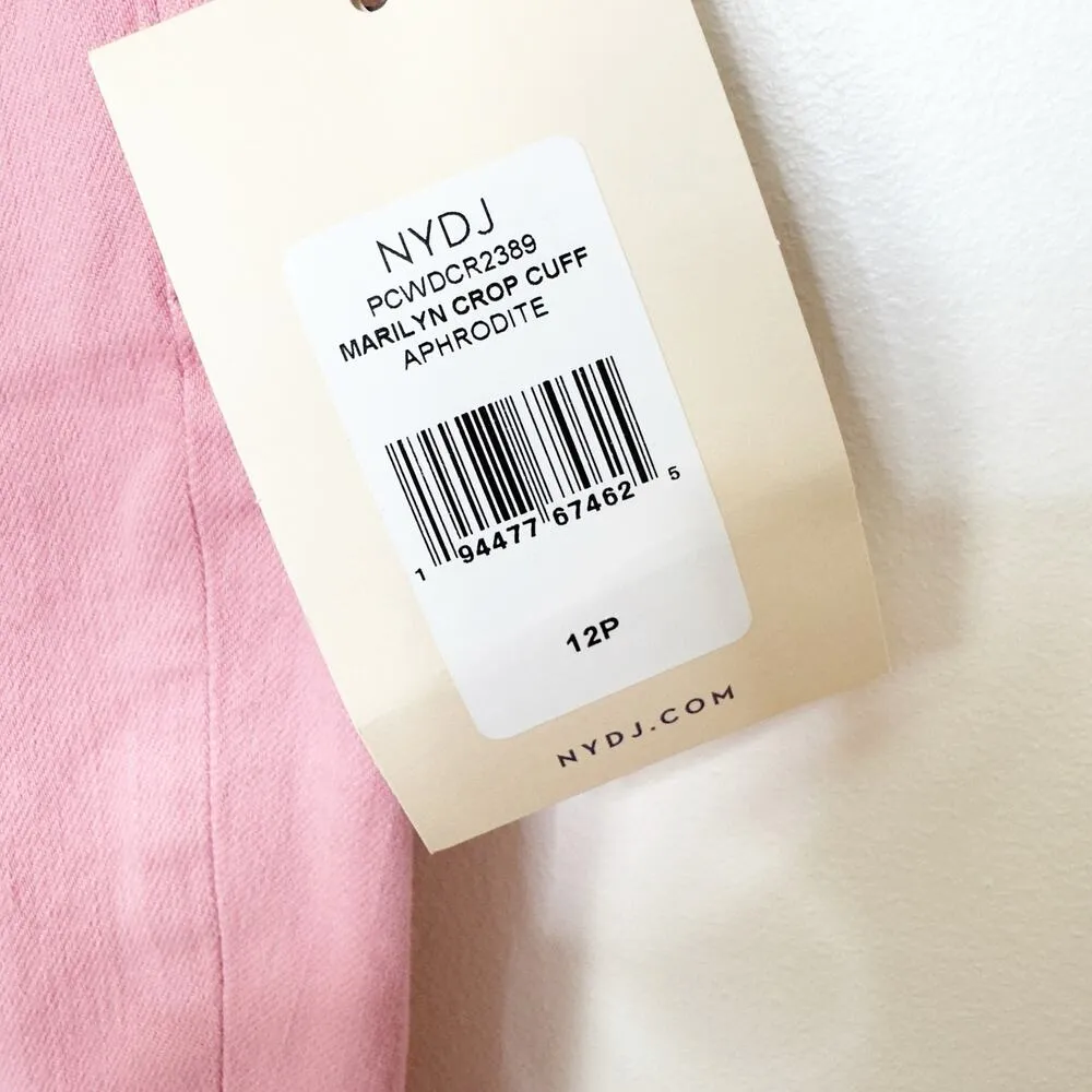 NWT NYDJ Women's Marilyn Cropped Cuff Jeans 12P - Image 5