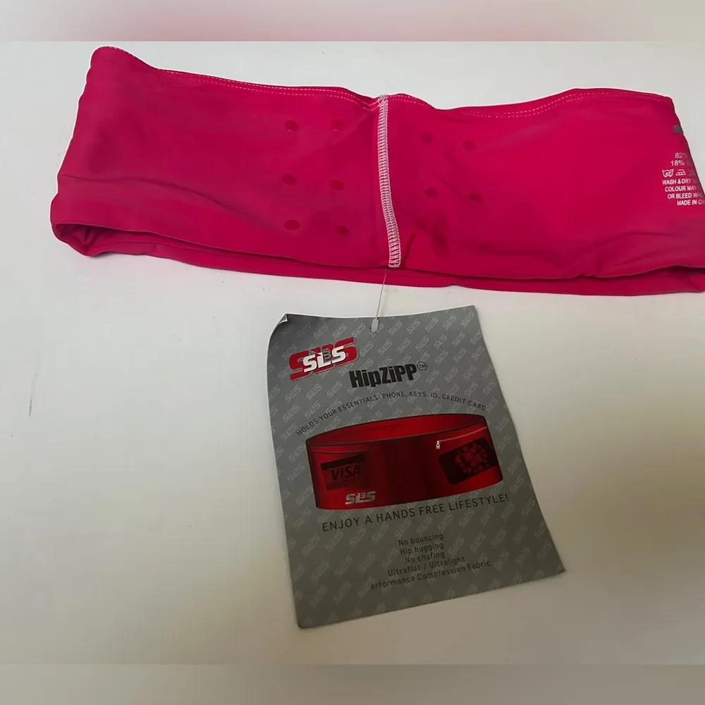 SLS3 HipZipp Running Belt Waist Bag Waist pack Pink - Image 9