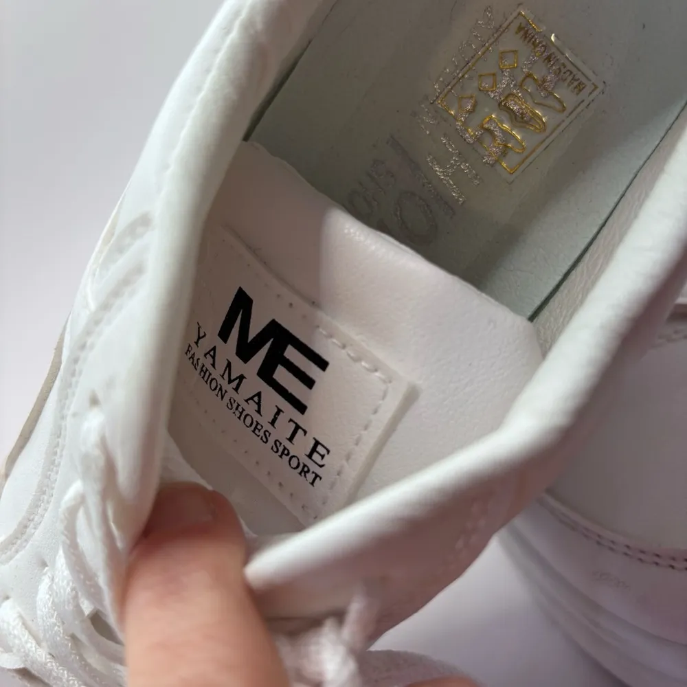 Women's White Athletic Shoes ME Yamaite fashion Size 8 - Image 8