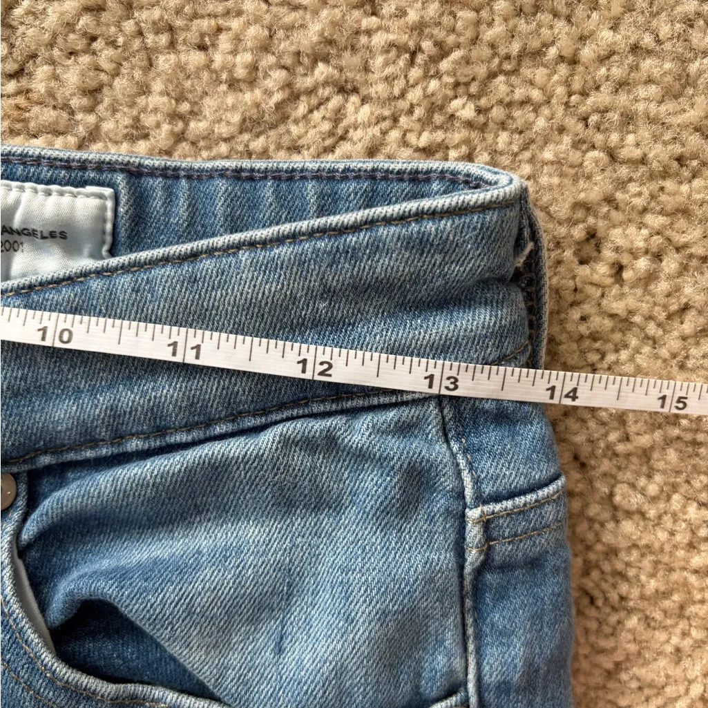 Ag Adriano Goldschmied Women's Light Blue Farrah mid rise Boot Cut Jeans size 26 - Image 14