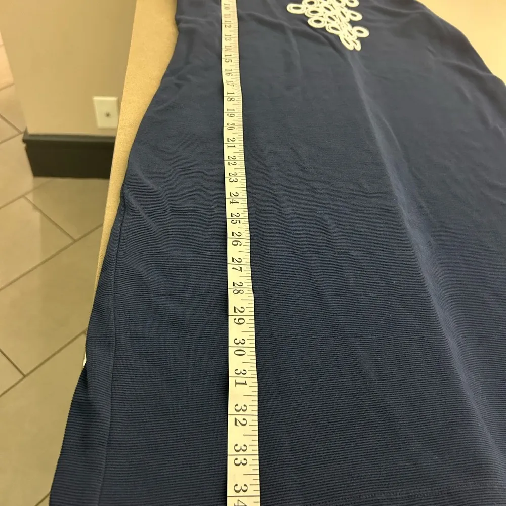 CHARTER CLUB medium Navy SleevelessDresssexy,professional,party or any occasion - Image 5