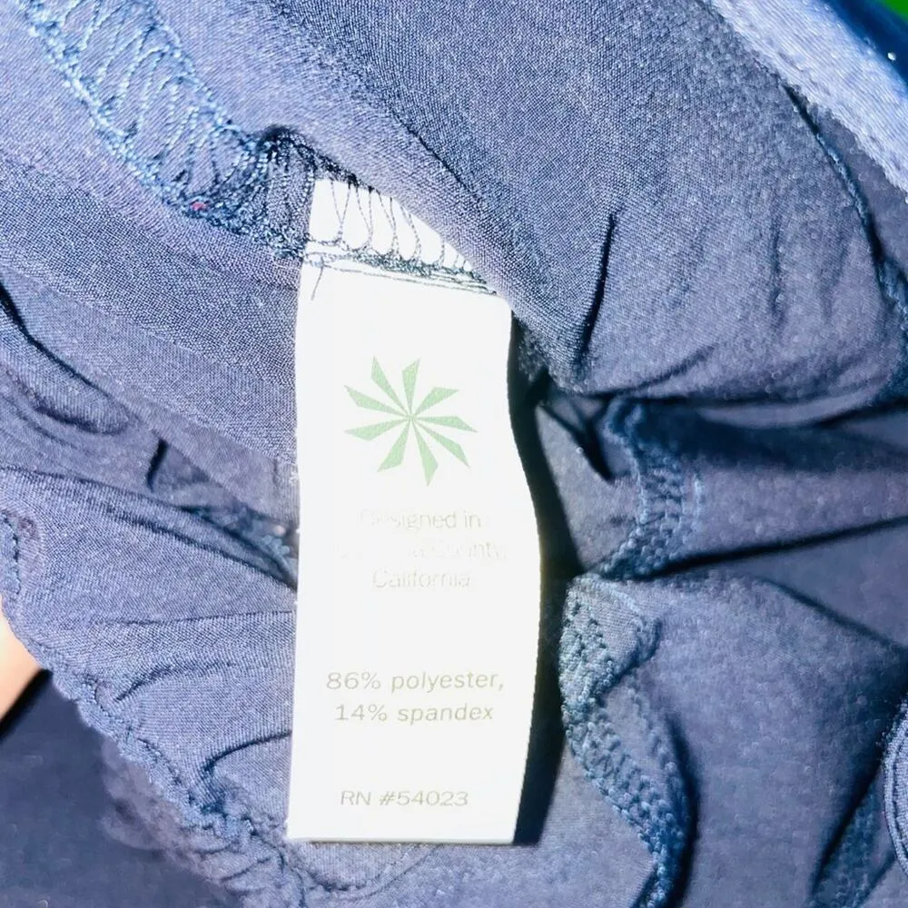 Athleta navy blue skinny cargo zip pockets skinny joggers - Image 5