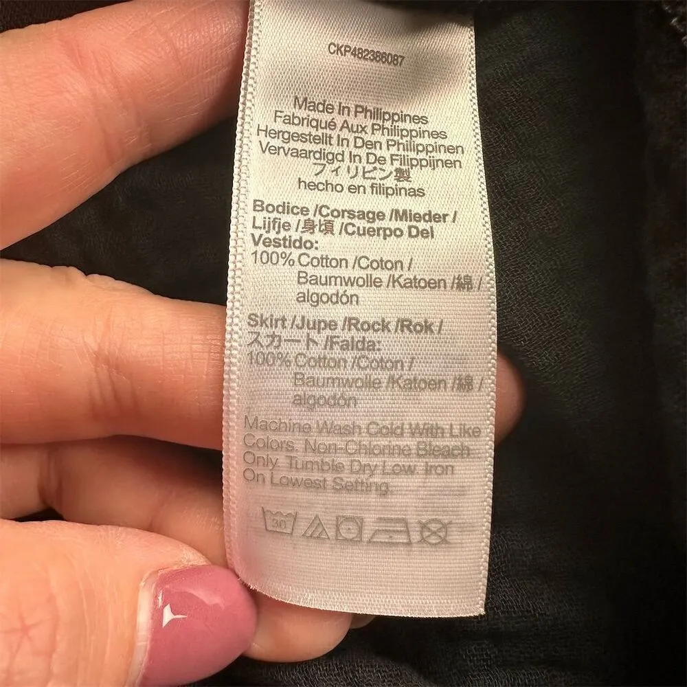 NWT Madewell Women's Black Knit Tank Midi Dress XXS Slip On Casual Basic - Image 10