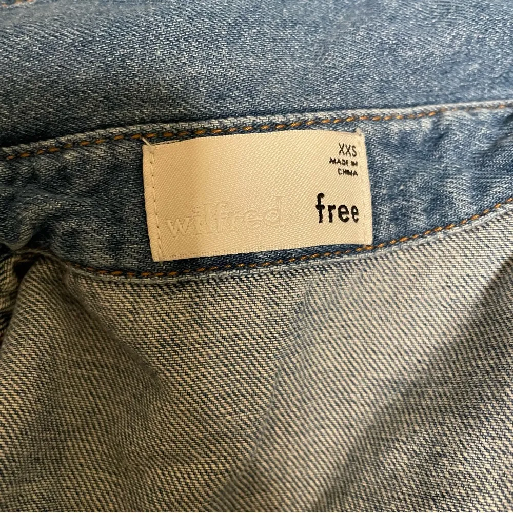 Wilfred Free Button Long Sleeve Denim Shirt - Image 3