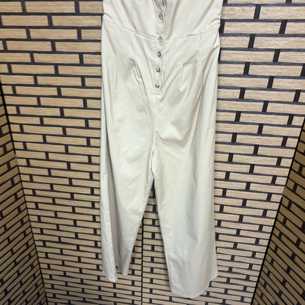 Majorelle‎ Tan Crop Jumpsuit Size XS - Image 4