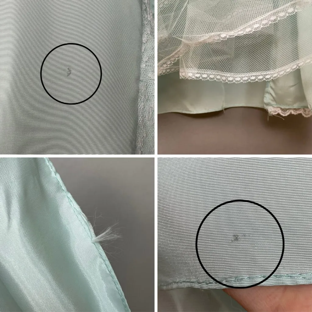 Vintage Gunne Sax Jessica McClintock Dress Prom 80s Lace Size 3/4 Strapless Gown Blue - Image 9