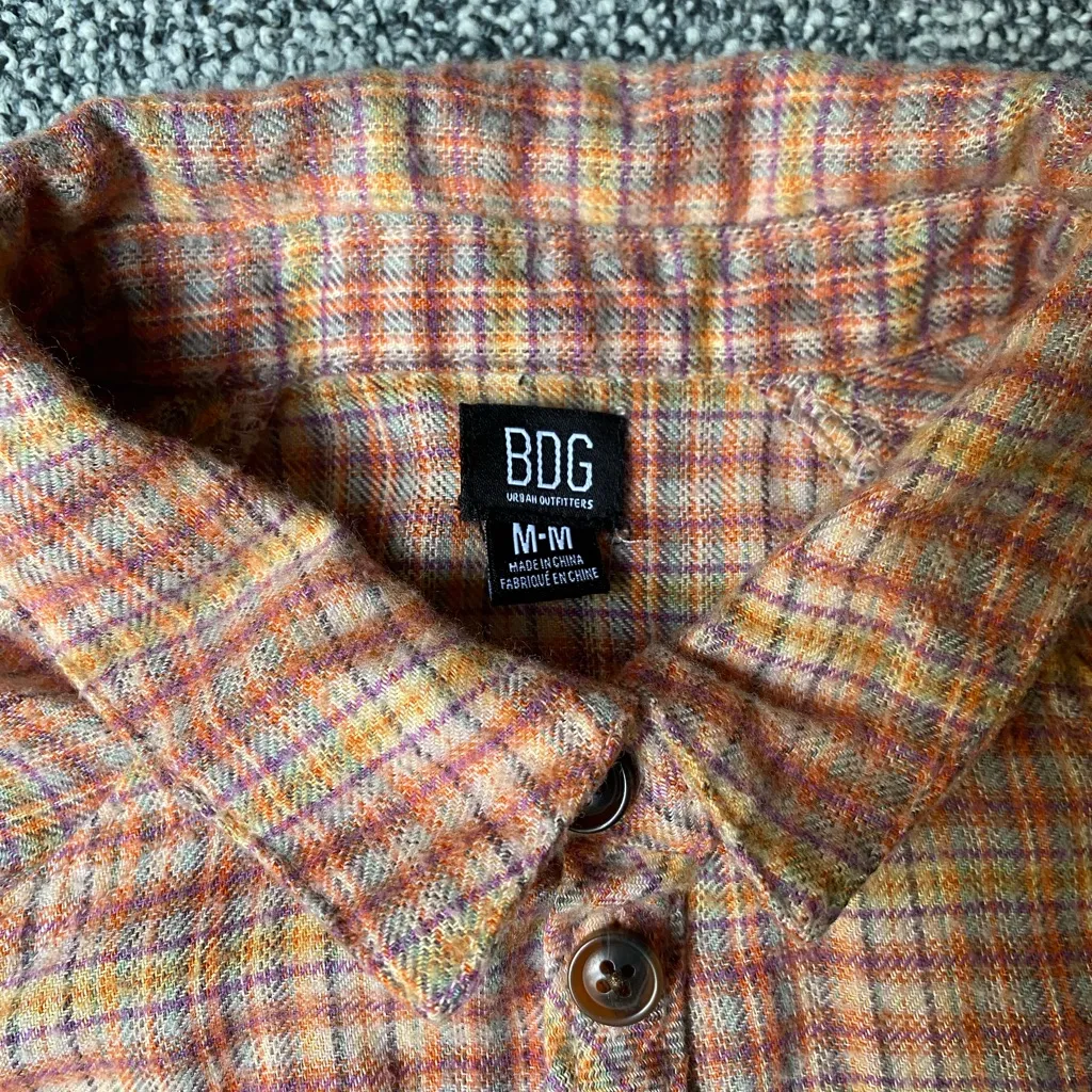 BDG Multicolor Plaid Shirt - Image 3