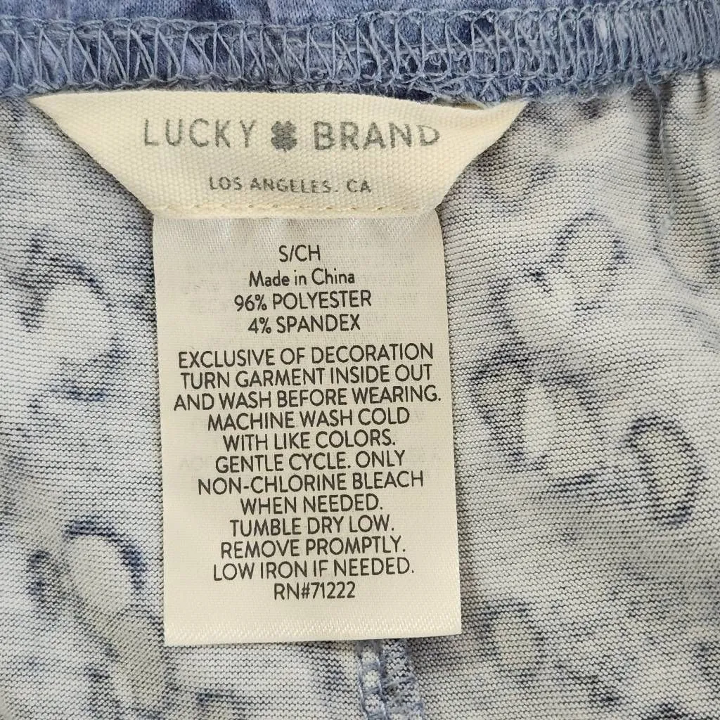 Lucky Brand Leopard Print Lounge Shorts Size Small Animal Print Knit Shorts - Image 5