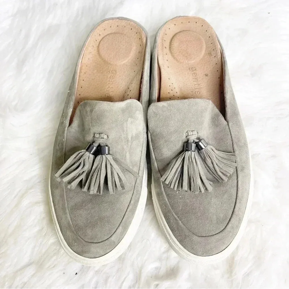 Gentle Souls Rory Espadrilles Miles Suede Leather Size 7.5 - Image 2