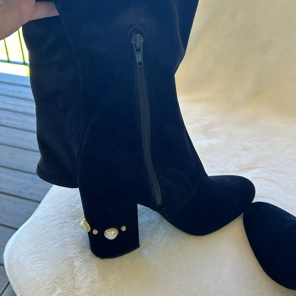 Ivanka Trump  Tamir Knee High Black Boots - Image 7