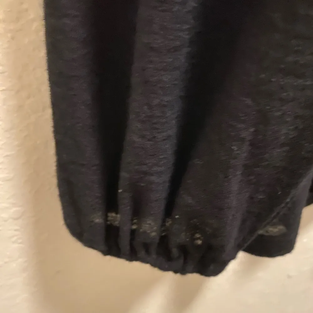 Sonia Rykiel Striped Wool Pearl Button Long Sleeve Sweater - Image 6