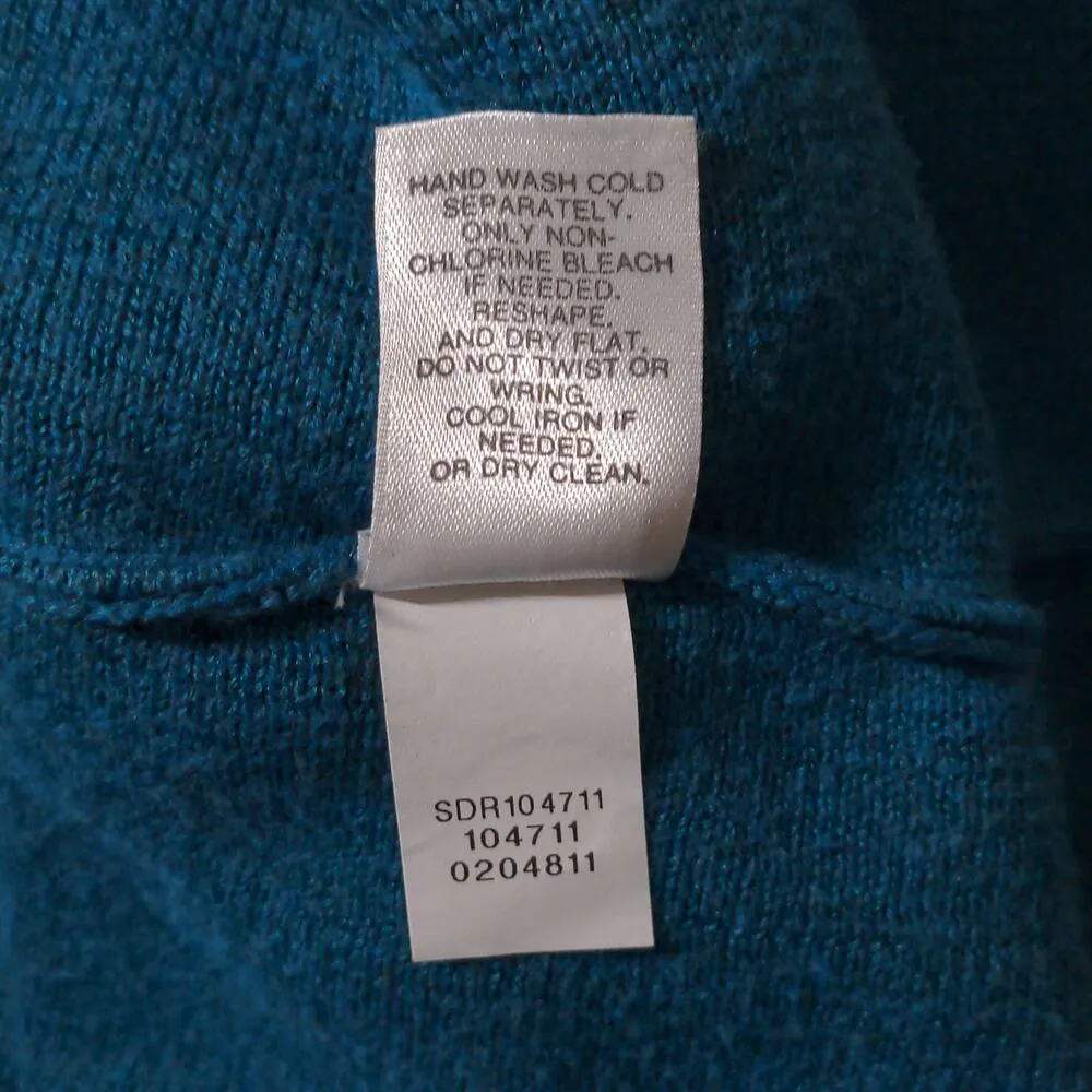 J. Jill Ocean Heather (Teal Blue) Sweater Dress Long Sleeves – Size M Blue Size M - Image 10