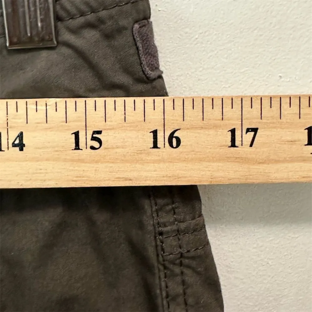 Esprit Women's Capri Pants Size 8 Green Casual Lightweight Breathable - Image 7