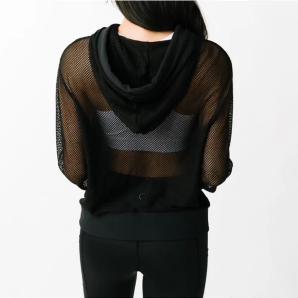 Zyia Winner Mesh Hoodie Black XL - Image 14