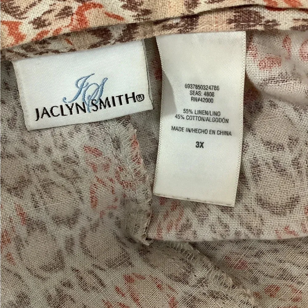 Jaclyn Smith Animal Print Skirt Size 3X Preowned) - Image 7