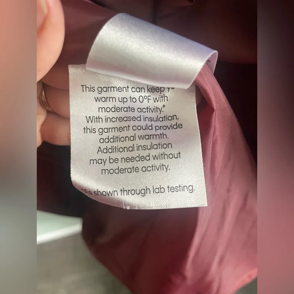 Andrew Marc Fur Lined Mid Length Winter Ski Pink Puffer Coat Parka Sz XXL - Image 7